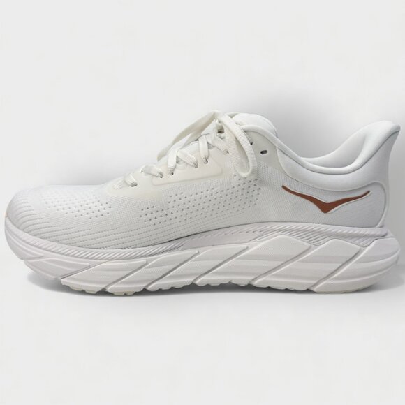 HOKA Arahi 7 Women’s Running Shoes Blanc De Blanc Rose Gold Size 9.5 B (Regular) - Picture 3 of 13